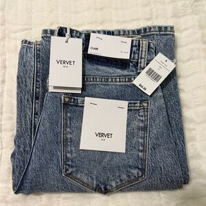 New Vervet, Clare 90’s wide blue jeans,  sz 26 women’s